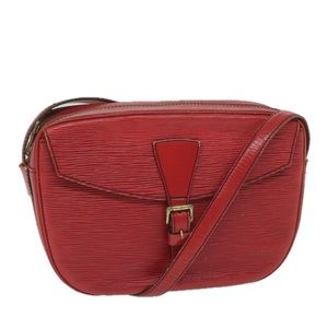 LOUIS VUITTON Epi Jeune Fille Shoulder Bag Red M52157 LV Auth 60225
